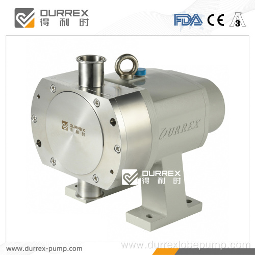 Durable lobe pump with 3A certificate